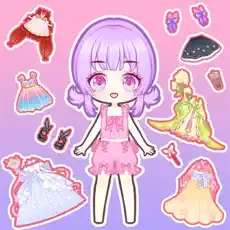 Gacha Pretty Girl - 2D Fashion Cute Girl Dress-Up Game